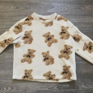 Womens Fuzzy Sweater
